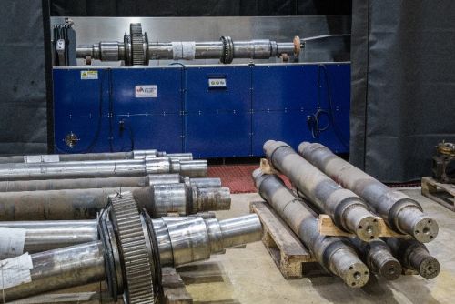 Axles machined to highest quality from Railway Wheelset & Brake Ltd